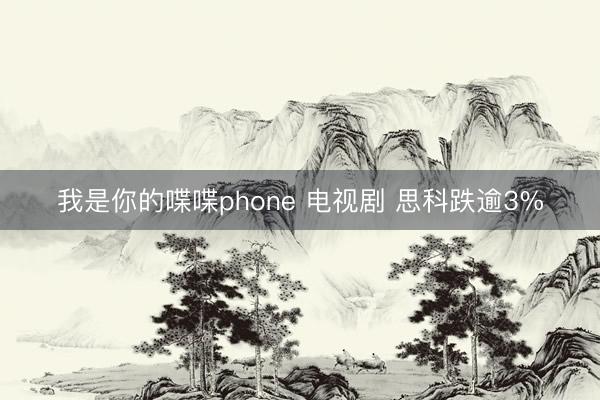 我是你的喋喋phone 电视剧 思科跌逾3%