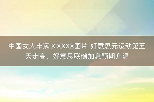 中国女人丰满ⅩXXXX图片 好意思元运动第五天走高，好意思联储加息预期升温